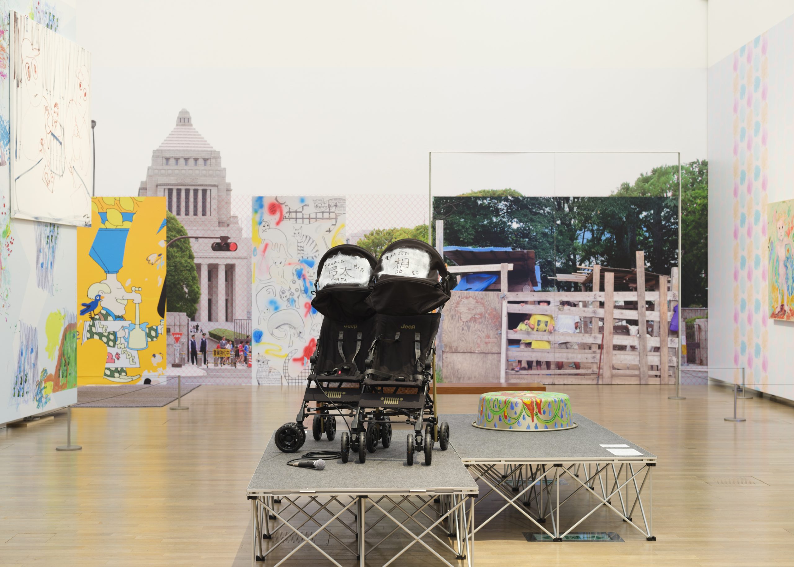 Ei Arakawa-Nash, Paintings Are Popstars, 2024, installation view, The National Art Center, Tokyo, Photo: Shu Nakagawa, Courtesy of the artists and The National Art Center, Tokyo